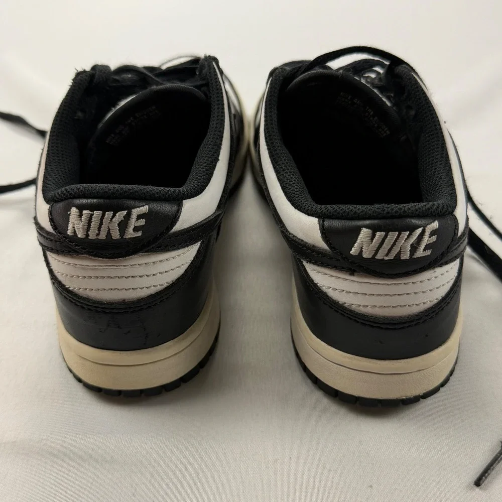 Nike Dunk Low Youth 5Y Black White Panda CW1590-100 Low Top Sneakers